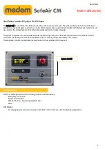 Preview for 2 page of Medem SafeAir CM Installation Instructions Manual