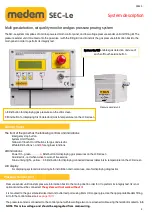 Предварительный просмотр 2 страницы Medem SEC-Le V4 Installation Instructions Manual