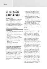 Preview for 32 page of medi Ankle sport brace Instructions For Use Manual