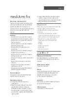 Предварительный просмотр 11 страницы medi Arm fix Instructions For Use Manual