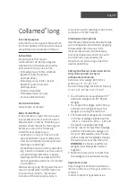 Предварительный просмотр 5 страницы medi Collamed long Instructions For Use Manual