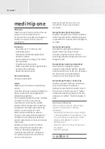 Preview for 22 page of medi Hip one Instructions For Use Manual