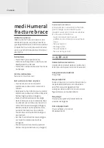 Предварительный просмотр 4 страницы medi Humeral fracture brace Manual