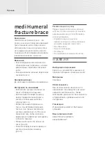 Предварительный просмотр 8 страницы medi Humeral fracture brace Manual