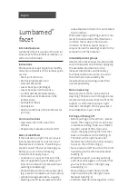 Preview for 4 page of medi Lumbamed facet Manual