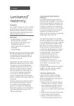 Preview for 10 page of medi Lumbamed maternity Instructions For Use Manual