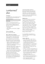 Preview for 10 page of medi Lumbamed plus E+motion Instructions For Use Manual