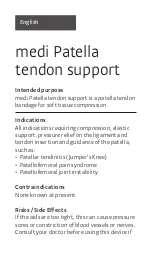 Preview for 6 page of medi Patella tendon support Instructions Manual