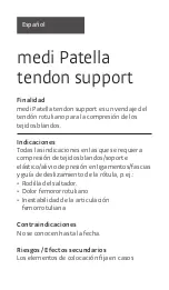 Preview for 14 page of medi Patella tendon support Instructions Manual