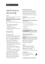 Preview for 14 page of medi Posture plus young Manual