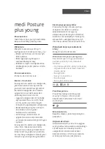 Preview for 25 page of medi Posture plus young Manual