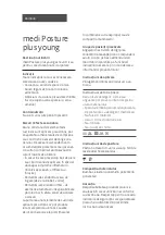 Preview for 34 page of medi Posture plus young Manual