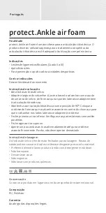 Preview for 10 page of medi protect.Ankle air foam Instructions For Use Manual