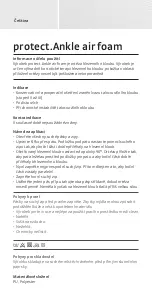 Preview for 20 page of medi protect.Ankle air foam Instructions For Use Manual