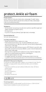 Preview for 28 page of medi protect.Ankle air foam Instructions For Use Manual