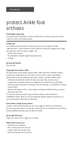 Preview for 22 page of medi protect.Ankle foot orthosis Instructions For Use Manual