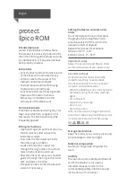 Preview for 4 page of medi protect.Epico ROM Instructions For Use Manual