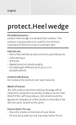 Preview for 4 page of medi protect.Heel wedge Instructions For Use Manual