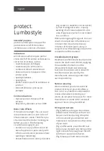 Preview for 4 page of medi protect.Lumbostyle Manual