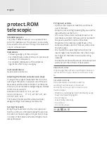 Preview for 4 page of medi protect.ROM telescopic Instructions For Use Manual