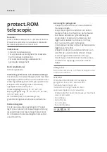 Preview for 18 page of medi protect.ROM telescopic Instructions For Use Manual