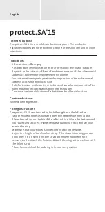 Preview for 4 page of medi protect.SA 15 Instructions For Use Manual