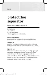 Preview for 4 page of medi protect.Toe separator Instructions For Use Manual