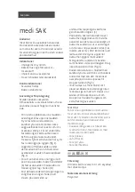 Preview for 18 page of medi SAK Instructions For Use Manual