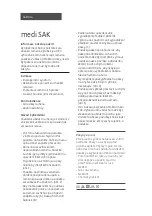 Preview for 20 page of medi SAK Instructions For Use Manual