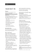 Предварительный просмотр 16 страницы medi SAS 45 Instructions Manual