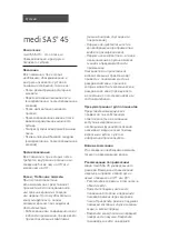 Предварительный просмотр 22 страницы medi SAS 45 Instructions Manual