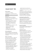 Предварительный просмотр 26 страницы medi SAS 45 Instructions Manual