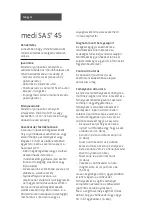 Предварительный просмотр 32 страницы medi SAS 45 Instructions Manual