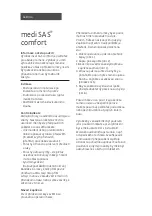 Preview for 20 page of medi SAS comfort Instructions For Use Manual