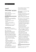 Preview for 18 page of medi Shoulder action Instructions For Use Manual