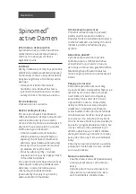 Preview for 28 page of medi Spinomed active Damen Manual