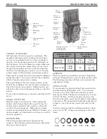 Preview for 2 page of Media Loan Medium format film cameras Operating Manual