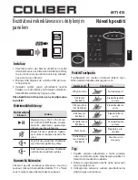 Предварительный просмотр 4 страницы media-tech COLIBER MT1415 Instruction Manual