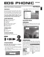 Preview for 1 page of media-tech EOS PHONIC MT4033 User Manual