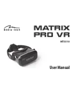 Предварительный просмотр 1 страницы media-tech MATRIX PRO VR User Manual