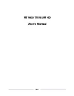 media-tech MT4039 TRINIUM HD User Manual preview