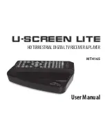 Preview for 1 page of media-tech MT4165 U-Screen Lite User Manual