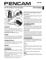 media-tech PENCAM MT4032 User Manual preview