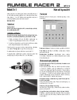 Preview for 3 page of media-tech Rumble Racer 2 MT178 User Manual