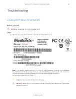 Preview for 24 page of Media5 Sentinel 100 M Hardware Installation Manual