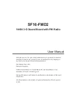 Preview for 3 page of MediaForte SF16-FMD2 User Manual