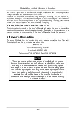 Preview for 36 page of MEDIAID 340V User Manual