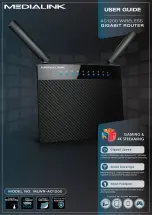 Preview for 1 page of Medialink MLWR-AC1200 User Manual