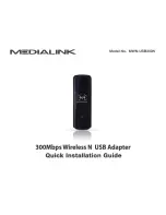 Preview for 1 page of Medialink MWN-USB300N Quick Installation Manual