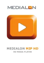 Preview for 1 page of Medialon MIP HD User Manual